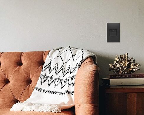 Legrand adorne 15A 1 or 3-Way Paddle Switch with Matching Wall Plate, Graphite Finish, 12-Pack, ASPD1532G4WP-12PK in Saudi Arabia