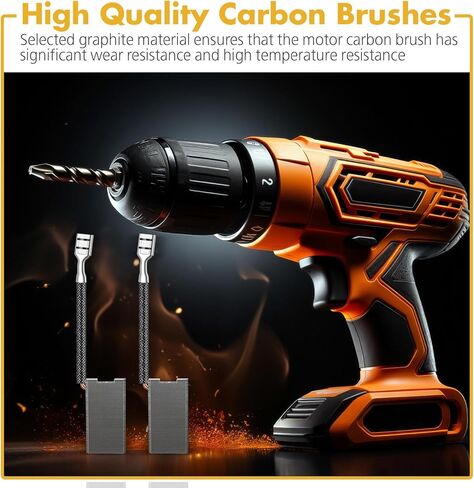 2 حزمة فرش محرك الكربون متوافقة مع DW718 DWS780 DW717 MITER أجزاء منشار الأجزاء استبدال الفرش in Kuwait