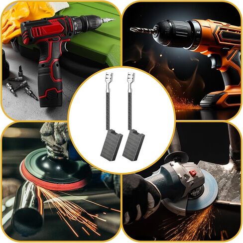 2 حزمة فرش محرك الكربون متوافقة مع DW718 DWS780 DW717 MITER أجزاء منشار الأجزاء استبدال الفرش in Kuwait