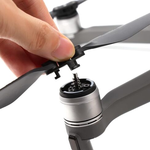 MobileAccessories TL 2 أزواج 8743F ضوضاء منخفضة مراوح السرعة السريعة لـ DJI Mavic 2 Pro/Zoom Drone Quadcopter Sports Camera (Color: Color2) in Saudi Arabia