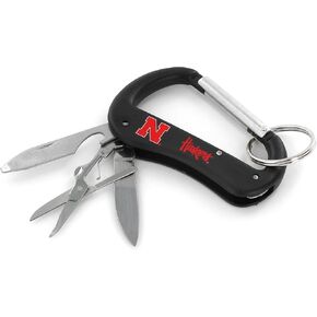 سلسلة مفاتيح متعددة الأدوات من أمينكو NCAA Michigan Wolverines Carabiner، أسود، 6 (CCP-KT-1000-13)