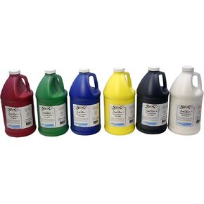Sax True Flow Heavy Body Acrylic Paint, 1/2 Gallon, Titanium White - 439301, 64 Fl Oz (Pack of 1) in Kuwait