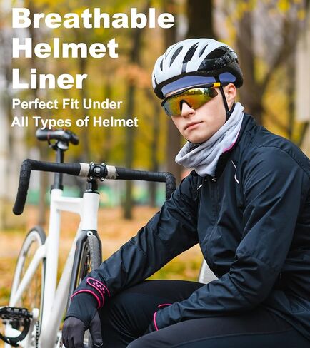 3 Pieces 100% Cotton Skull Caps beanie for Men Women Lightweigt night Cap Sleep Hats Breathable Helmet Liner in Kuwait