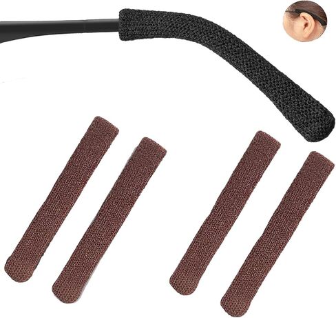 Eyeglasses Ear Cushions for Glasses Ear Cushion for Glasses Behind Ears Eye Glasses Ear Grippers Soft Knitting Cotton Eyeglasses Temple Tips Sleeve Glasses Arm Cushion Anti Slip in Kuwait