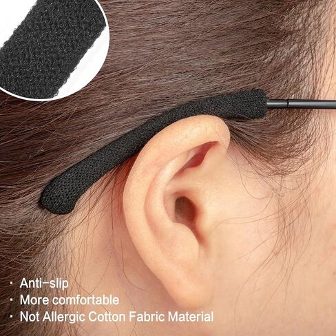 Eyeglasses Ear Cushions for Glasses Ear Cushion for Glasses Behind Ears Eye Glasses Ear Grippers Soft Knitting Cotton Eyeglasses Temple Tips Sleeve Glasses Arm Cushion Anti Slip in Kuwait