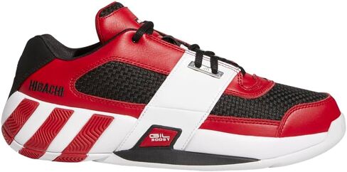 حذاء كرة السلة Agent GIL RESTOMOD للجنسين من adidas، أحمر/أبيض/أسود in Kuwait