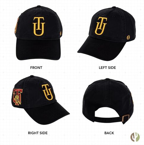 Desert Cactus Tuskegee University Baseball Hat Golden Tigers Brimmed Embroirderd Hats Cap Adjustable Cloth Strap Adult (Style C) in Saudi Arabia
