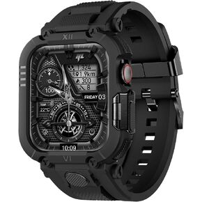 أساور XYF متوافقة مع Apple Watch 45mm 44mm، حزام سيليكون غير لامع رياضي للرجال والنساء، غطاء ممتص للصدمات بحافة معدنية متينة لسلسلة iWatch 9 8 7 6/SE 5 4 3 42 مم