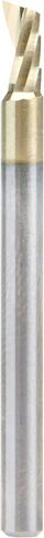 أداة Amana Tool 51373-Z SC لولبية O قطع ألومنيوم مفرد 1/8 D x 5/16 CH x 1/4 SHK x 1-1/2 بوصة طويلة القطع مطلية بـ ZrN مع لمسة نهائية مرآة in Saudi Arabia