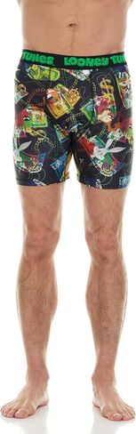 COCO BRANDS Looney Tunes Men's Boxer Briefs - No Fly, Anti-Chafing Stitching, Comfort Shaped/Cotton Lined Crotch in Kuwait