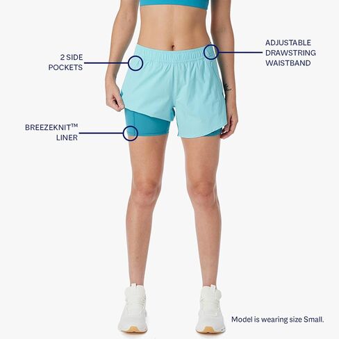 Fair Harbor The Corliss Short –– Women's Athletic Short, 5-Inch Inseam –– Quick Dry with Short Liner in Kuwait