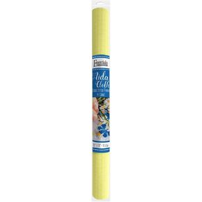 Essentials By Leisure Arts Aida Cloth, 14 Count, 15" x 18", Yellow Cross Stitch Fabric for Embroidery, Cross Stitch, Machine Embroidery and Needlepoint