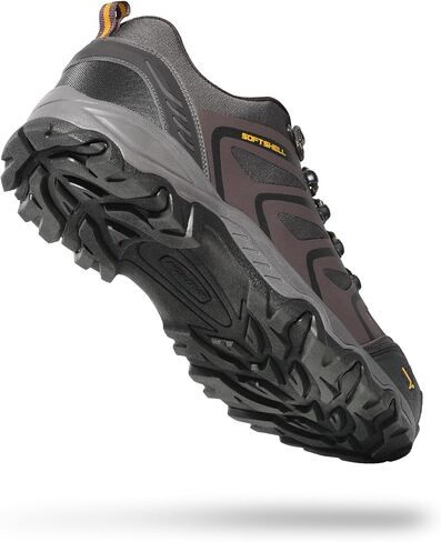 NORTIV 8 Men's Low Top Waterproof Hiking Shoes | Rubber Toe Cap, Slip-Resistant Outsole and Cushioned Comfort Provide Support for Hiking, Trekking and Outdoor Adventures in Kuwait