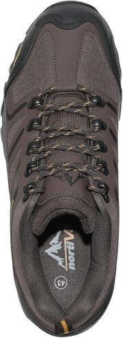 NORTIV 8 Men's Low Top Waterproof Hiking Shoes | Rubber Toe Cap, Slip-Resistant Outsole and Cushioned Comfort Provide Support for Hiking, Trekking and Outdoor Adventures in Kuwait