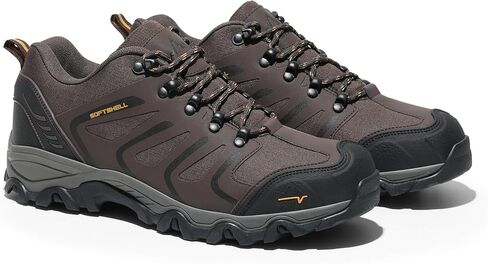 NORTIV 8 Men's Low Top Waterproof Hiking Shoes | Rubber Toe Cap, Slip-Resistant Outsole and Cushioned Comfort Provide Support for Hiking, Trekking and Outdoor Adventures in Kuwait