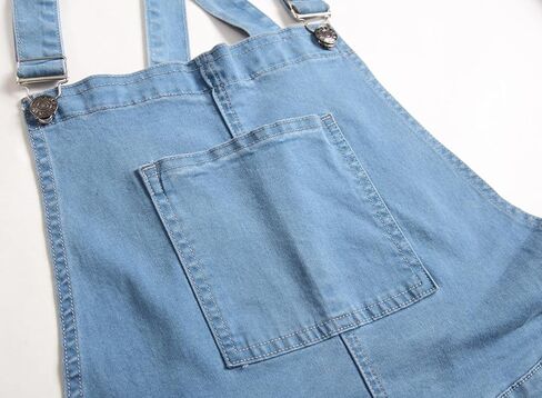 LONGBIDA Mens Denim Shorts Bib Overalls Jeans Casual Walkshort Summer Jumpsuit with Pockets in Saudi Arabia