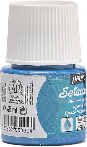 Pebeo Setacolor Opaque Fabric Paint 45-Milliliter Bottle, Shimmer Gold, 1.5 Fl Oz (Pack of 1) in Saudi Arabia