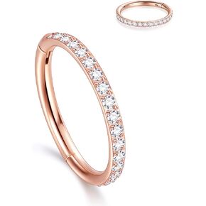 CICIMOTO 16 جرام 20 جرام تشيكوسلوفاكيا الغضروف القرط هوب الجراحية الصلب الزنمة هوب الدائري اللولب الزنمة محارة روك ثقب المجوهرات in Kuwait