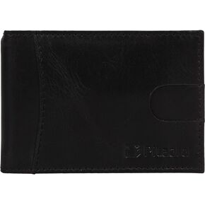 Pitaara Genuine Leather Slim Hand Crafted Minimalist Front Pocket Bifold Wallet with RFID Blocking For Men