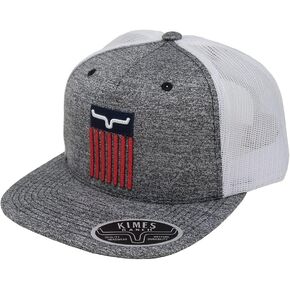 Kimes Ranch Cody Adjustable Snapback Trucker Cap Grey/Navy