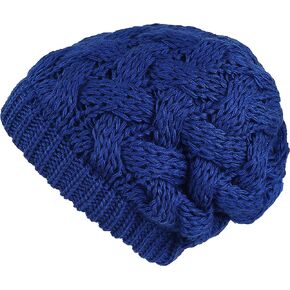 Lilax Women Cable Knit Slouchy Chunky Oversized Soft Warm Winter Beanie Hat