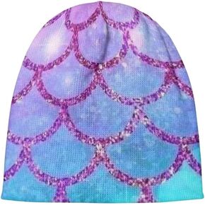 PinUp Angel Cute Beanie Hat for Women Men Winter Hat Womens Cuffed Beanies Knit Skull Cap Warm Ski Hats