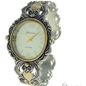 Women's Wristwatch | Stainless Steel Bangle Cuff Style | Quartz Analog | 33mm Durable Round Dial | Fashion Watches for Women in Saudi Arabia