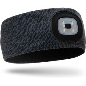 Gone For a Run Running LED Performance Fleece-Lined Reversible Beanies & Headbands | 3 Light Modes