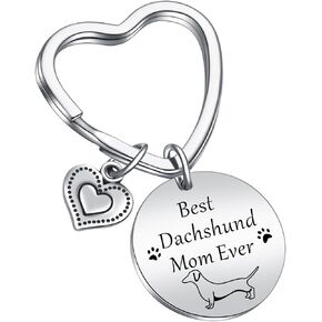IUSHUN Wiener Dog Gifts Dachshund Owner Keychain Dachshund Lovers Jewelry Dachshund Wiener Dog Gift