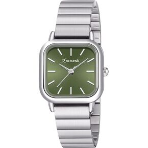 NN BEN NEVIS Womens Watch, Watches for Women with Elegant Stainless Steel Strap, Fashion Analog Square Wrist Watch, Wedding Anniversary Birthday Jewelry Gift for Women/Girls