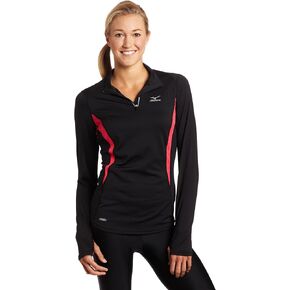 Mizuno Women's Blaze 1/2 Zip Long Sleeve Tee