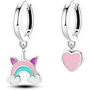 TINSLO Dangly Earrings for Woman 925 Sterling Silver Earrings for Women Cubic Zirconia Silver Dangle Earrings for Women 2023 Fashion Drop Earrings for Womens Girls Gifts