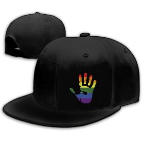 Snapback Hats for Men Flat Bill Black Adjustable Baseball Cap Trucker Hat for Dad American Flag Pirate Skull Caps Cool