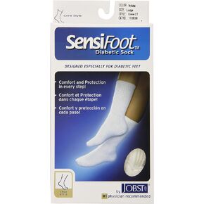 JOBST SensiFoot Diabetic Compression Socks 8-15 mmHg Crew Closed in Saudi Arabia