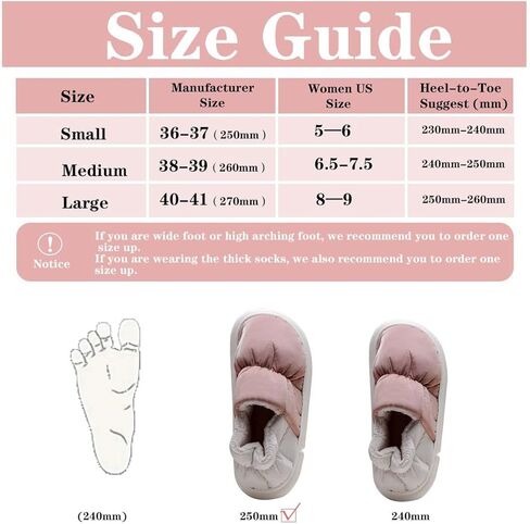 STRSTAR Slippers for Women Down Slippers Womens Fuzzy Memory Foam Slippers, Waterproof Cloth House Bedroom Slippers for Women, Indoor Outdoor Anti-Skid Slipper Pink in Kuwait