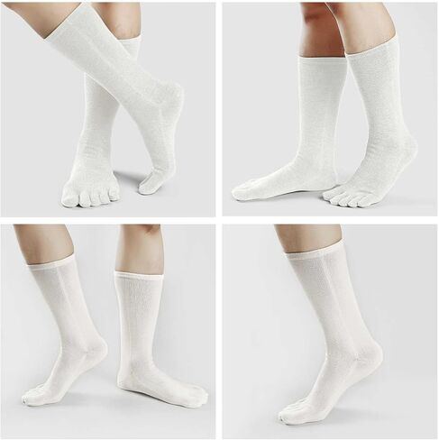 جوارب Hellomamma للرجال من القطن لأصابع القدم، جوارب رياضية للجري بخمسة أصابع، جوارب ضغط للمشي لمسافات طويلة in Kuwait