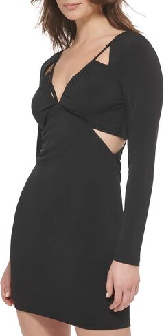 GUESS Women's Long Sleeve Ity Cut Out Sheath Dress in Saudi Arabia
