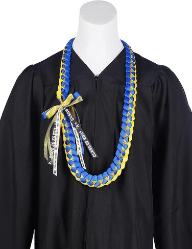 TFTAFAN Graduation Ribbon Lei Graduation Leis Necklace Class of 2026 Graduation Necklace Braided Necklace Graduation Gift Party Accessories for Women and Men in Saudi Arabia