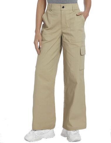 SPECIALMAGIC High Waisted Cargo Pants Women Straight Wide Leg Stretchy Adjustable Trendy Travel Y2K with Pockets Streetwear in Saudi Arabia