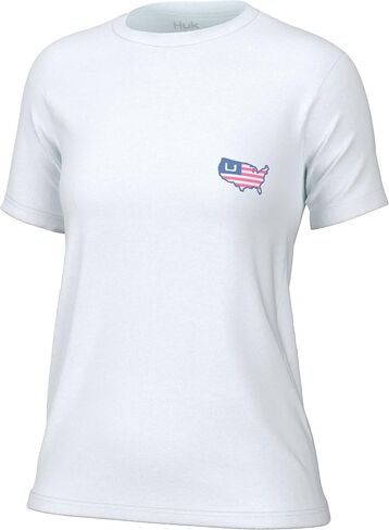 HUK Womens Short Sleeve Performance Tee, Fishing T-Shirt for Women in Saudi Arabia
