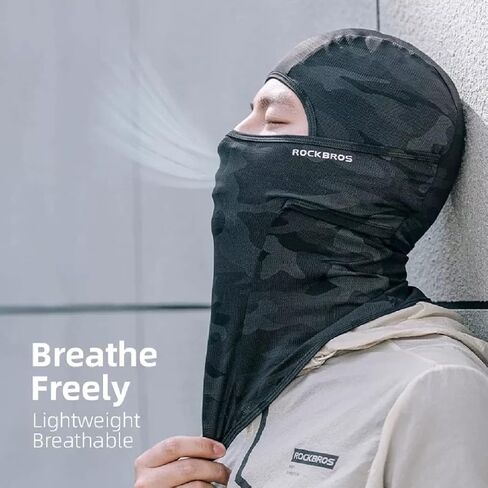 قناع التزلج روك ريدج Rock-BROS للطقس البارد بالاكلافا للرجال وشاح حراري مقاوم للرياح غطاء دافئ للطقس البارد in Kuwait