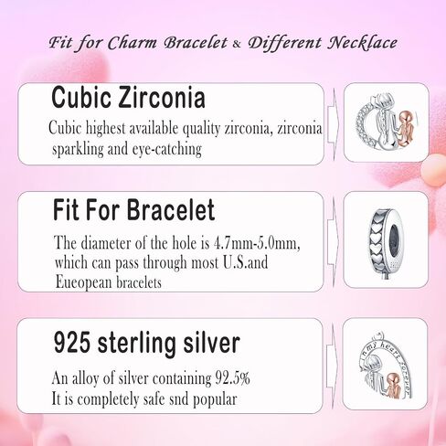 MICOO 925 sterling silver charm for Pandora bracelet and necklace. in Saudi Arabia