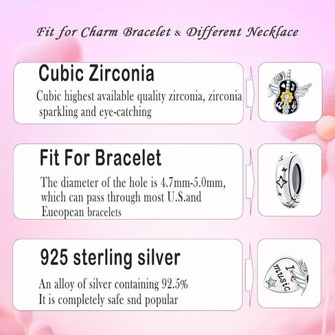 MICOO 925 sterling silver charm for Pandora bracelet and necklace. in Saudi Arabia