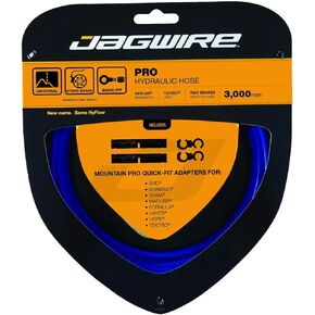 Jagwire - Pro Hydraulic Disc Brake Hose Kit | for Road, Gravel, MTN Bikes | Requires Jagwire Pro Quick Fit Kit Quick-Fit Kit | 3000 mm | Blue