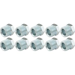 Allstar Performance ALL50142 5/8-18 Thread for 3/8' Fuel Line Zinc Plated Inverted Flare Nut, (Pack of 10)