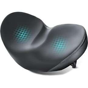 مقعد دراجة YLG كبير الحجم بدون أنف للرجال والنساء مريح - مقعد دراجة كبير جدًا بدون أنف مناسب للمدينة، والدراجات الكهربائية، ووسادة سرج واسعة للدراجة in Kuwait