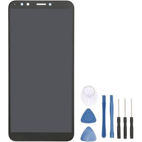 LCD Display Replacement Compatible with Huawei Y7 (2018), Touch Screen Digitizer Assembly Glass Repair with Tools Set for Huawei Y7 2018 LDN-L01 LDN-LX3 Mobile Phone