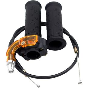 7/8" 22mm Twist Throttle Accelerator Grip and cable for 47cc 49cc Mini Dirt Bike ATV Quad Pocket