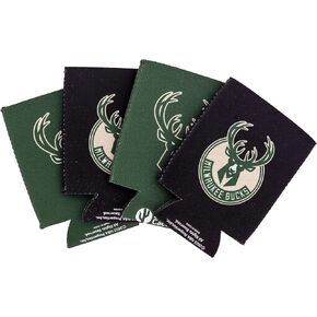 NBA Can Insulator Beverage Cooler 4 Pack Foam Beverage Holder (4 Pack Can) (Boston Celtics)