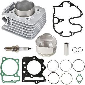 WFLNHB 85mm Cylinder Piston Gasket Kit Replacement for Honda Sportrax TRX400EX 12100-HN1-A70 12191-KCY-672 1999 2000 2001-2008